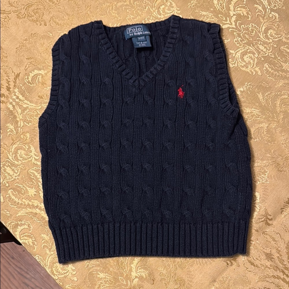 Polo by Ralph Lauren Men's Navy Sweater Vest